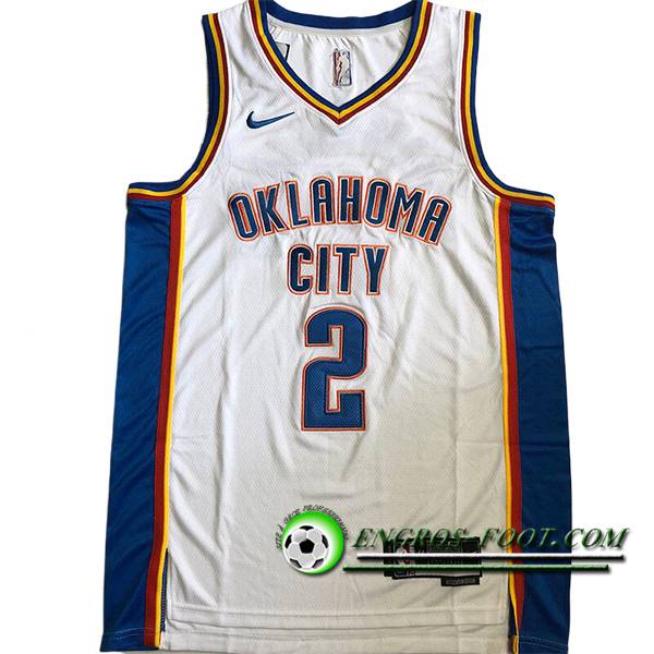 Maillot Oklahoma City Thunder (GIL GEOUS-ALEXANDER #2) 2025/26 Blanc/Bleu