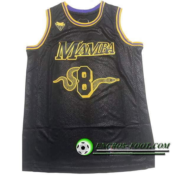 Maillot Los Angeles Lakers (BRYANT #24) 2025/26 Noir/Jaune