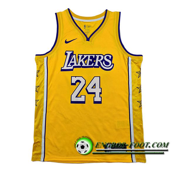 Maillot Los Angeles Lakers (BRYANT #24) 2025/26 Jaune