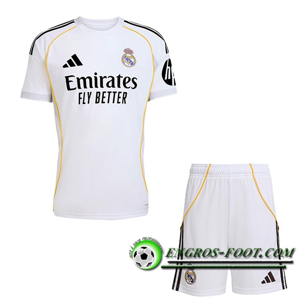 Ensemble Maillot Real Madrid Domicile + Short 2025/2026