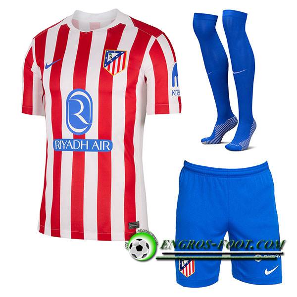 Ensemble Maillot Atletico Madrid Domicile (Short + Chaussettes) 2025/2026