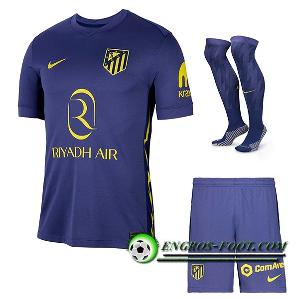Ensemble Maillot Atletico Madrid Exterieur (Short + Chaussettes) 2025/2026