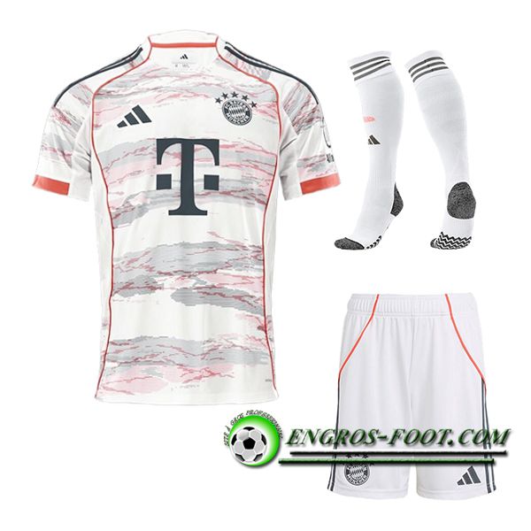 Ensemble Maillot Bayern Munich Exterieur (Short + Chaussettes) 2025/2026