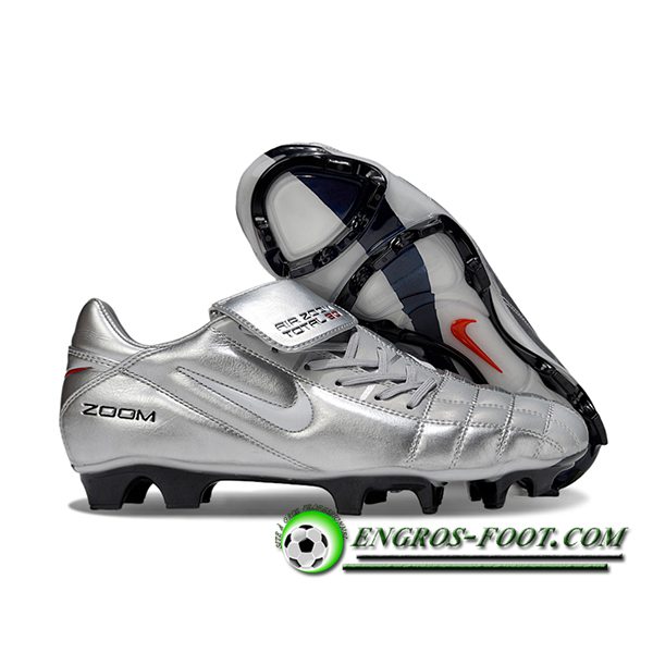 Nike Chaussures de Foot T90 FG Gris