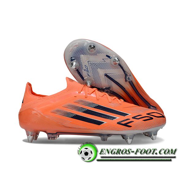 Adidas Chaussures de Foot F50 Elite SG Orange/Noir