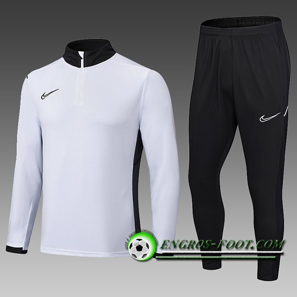 Ensemble Survetement de Foot Nike Enfant Blanc/Noir 2025/2026