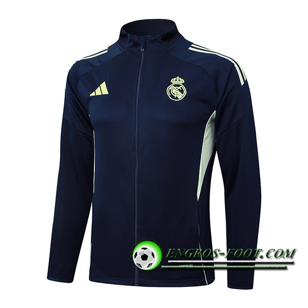 Veste Foot Real Madrid Bleu/Vert 2025/2026 -02