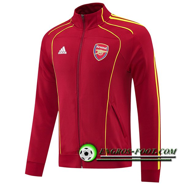 Veste Foot Arsenal Rouge/Jaune 2025/2026
