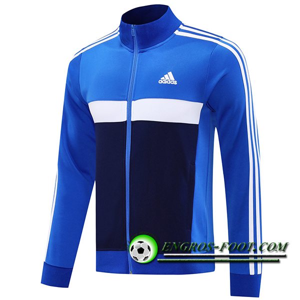 Veste Foot Adidas Bleu/Blanc 2025/2026 -04
