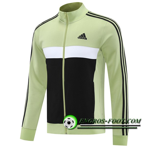 Veste Foot Adidas Vert/Noir/Blanc 2025/2026 -02