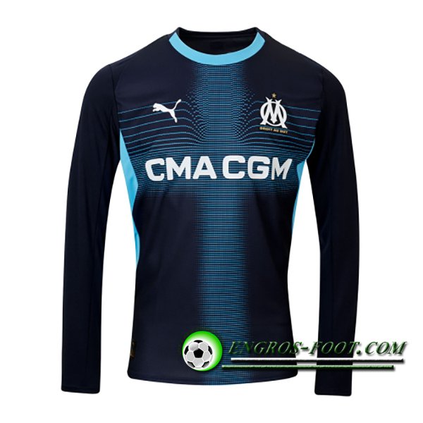 Nouveau Maillot de Foot Marseille OM Manches Longues Exterieur 2025/2026