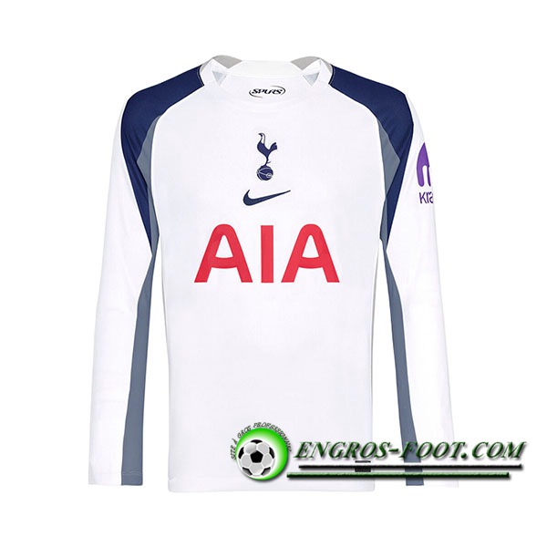 Nouveau Maillot de Foot Tottenham Hotspurs Manches Longues Domicile 2025/2026