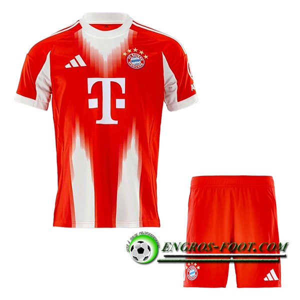 Nouveau Maillot de Foot Bayern Munich Enfant Domicile 2025/2026