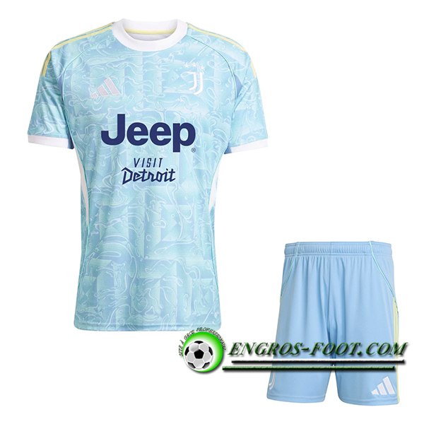 Nouveau Maillot de Foot Juventus Enfant Exterieur 2025/2026