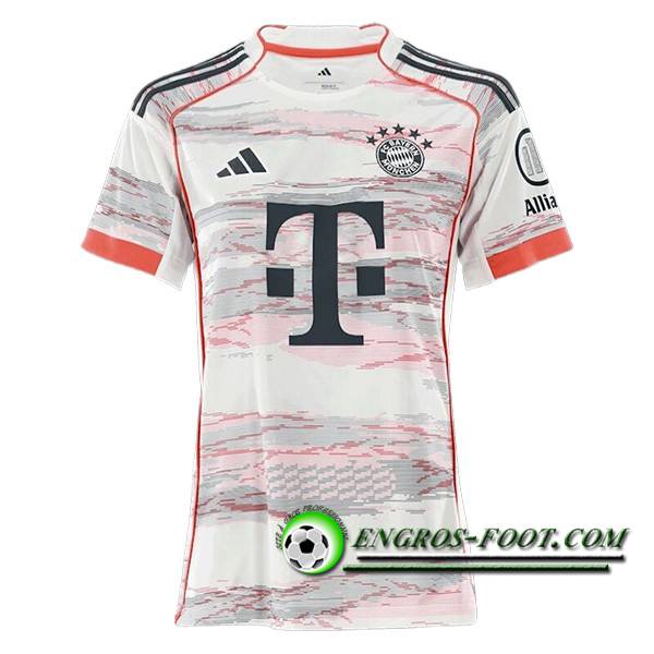 Nouveau Maillot de Foot Bayern Munich Femme Exterieur 2025/2026