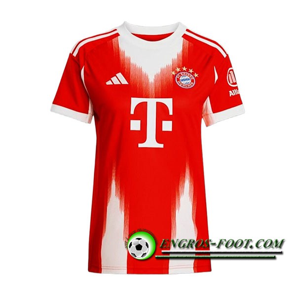 Nouveau Maillot de Foot Bayern Munich Femme Domicile 2025/2026