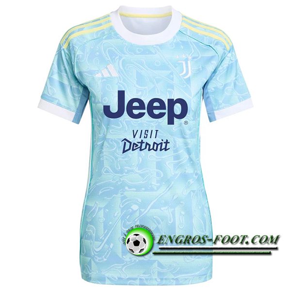 Nouveau Maillot de Foot Juventus Femme Exterieur 2025/2026