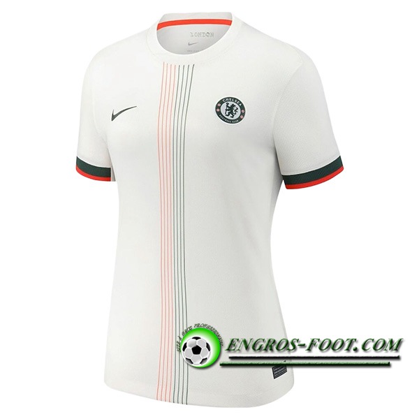 Nouveau Maillot de Foot Chelsea Femme Exterieur 2025/2026