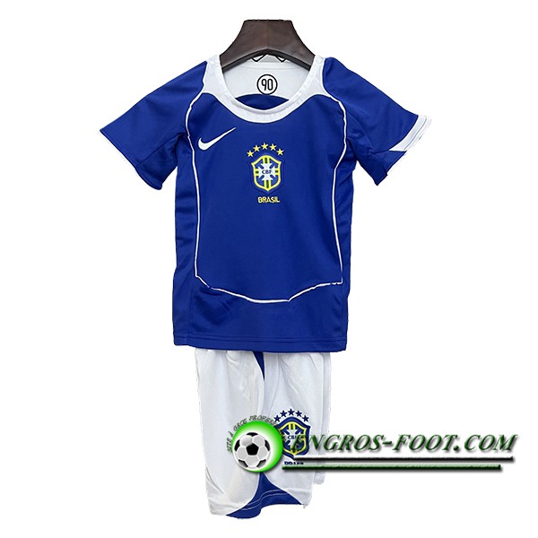 Maillot de Foot Bresil Retro Enfant Exterieur 2004