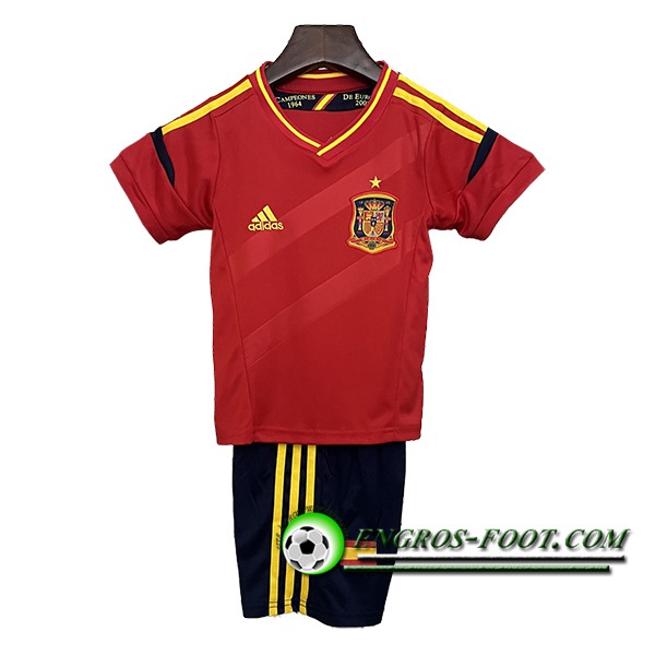 Maillot de Foot Espagne Retro Enfant Domicile 2012