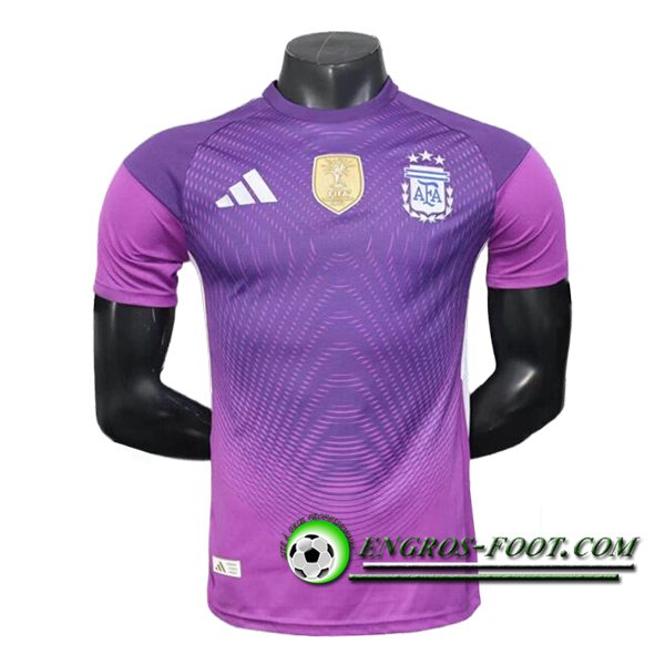 Maillot Equipe Foot Argentine Gardien De But Pourpre 2025/2026