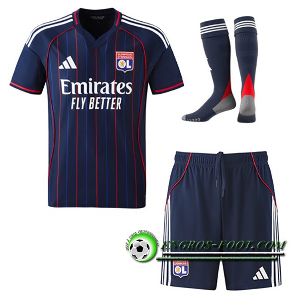 Ensemble Maillot Lyon Exterieur (Short + Chaussettes) 2025/2026