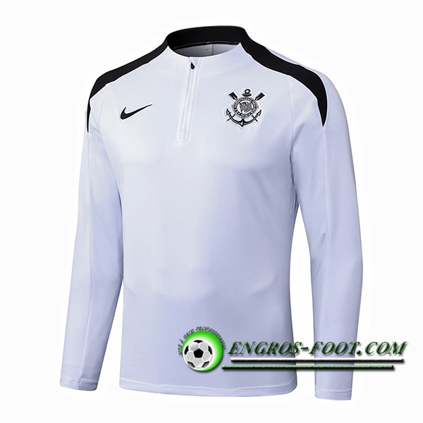 Sweatshirt Training Corinthians Blanc/Noir 2025/2026