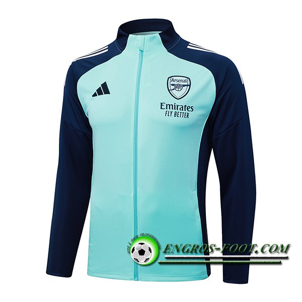 Veste Foot Arsenal Vert/Bleu 2025/2026