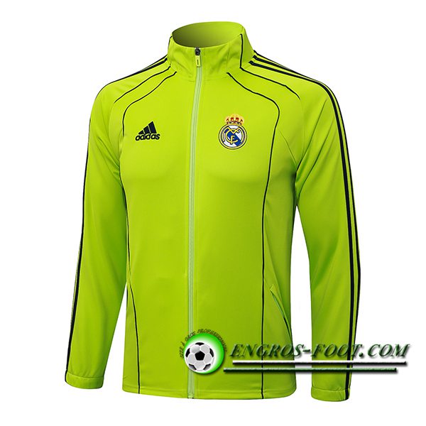 Veste Foot Real Madrid Vert/Noir 2025/2026