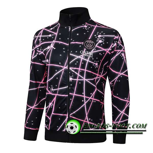 Veste Foot PSG Noir/Rose 2025/2026