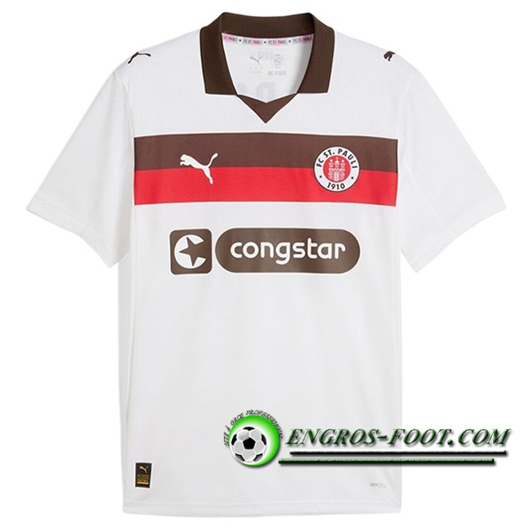 Nouveau Maillot de Foot St Pauli Exterieur 2025/2026