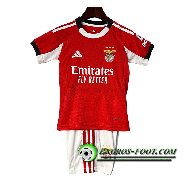 Nouveau Maillot de Foot Benfica Enfant Domicile 2025/2026