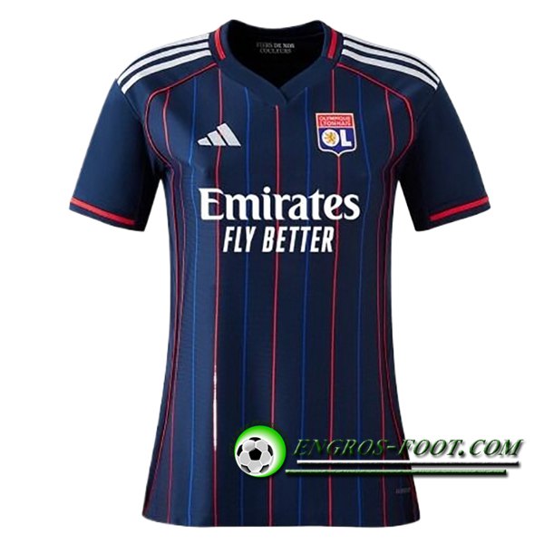 Nouveau Maillot de Foot Lyon Femme Exterieur 2025/2026