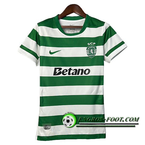 Nouveau Maillot de Foot Sporting Femme Domicile 2025/2026