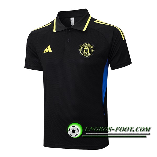 Polo Foot Manchester United Noir/Vert/Bleu 2025/2026