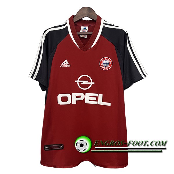 Maillot de Foot Bayern Munich Retro Domicile 2001/2002