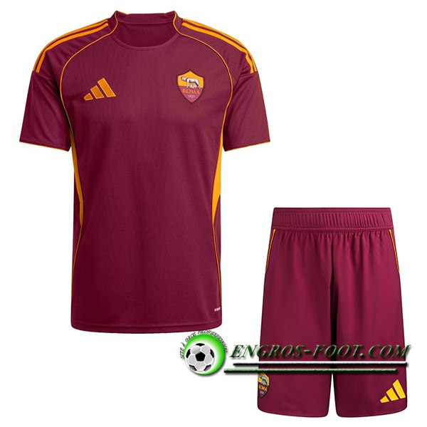 Ensemble Maillot AS Rome Domicile + Short 2025/2026