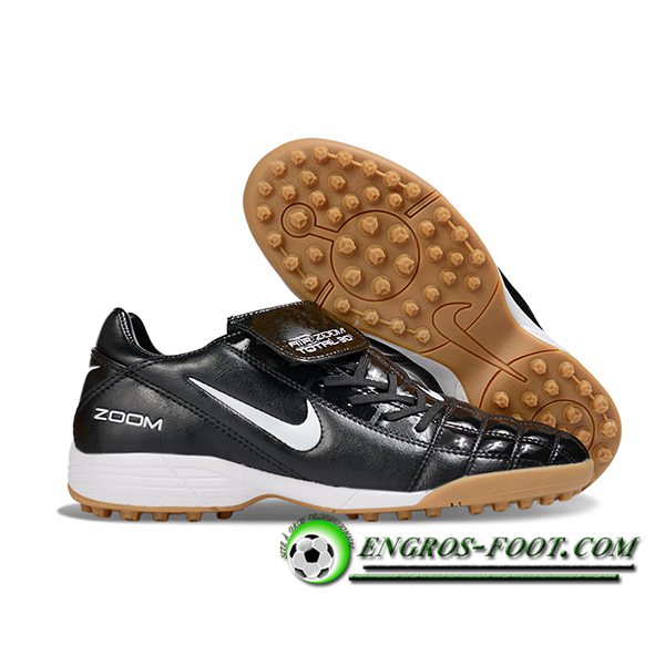 Nike Chaussures de Foot NIKE T90 TF Noir/Blanc -02