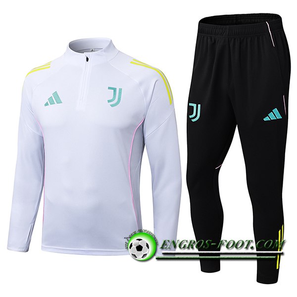 Ensemble Survetement de Foot Juventus Blanc 2025/2026