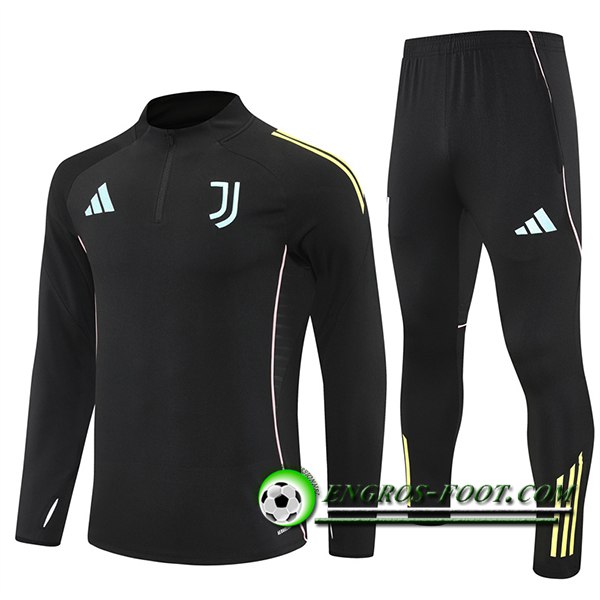 Ensemble Survetement de Foot Juventus Noir 2025/2026