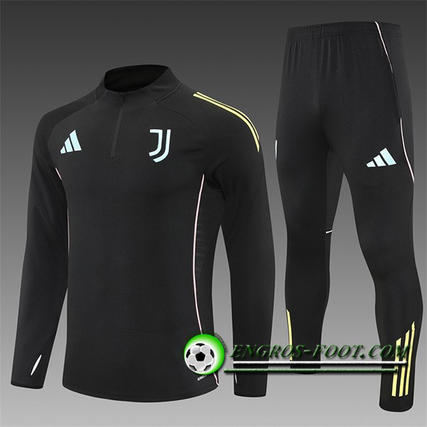 Ensemble Survetement de Foot Juventus Noir 2025/2026