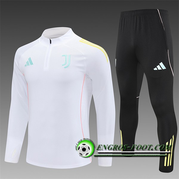 Ensemble Survetement de Foot Juventus Blanc 2025/2026