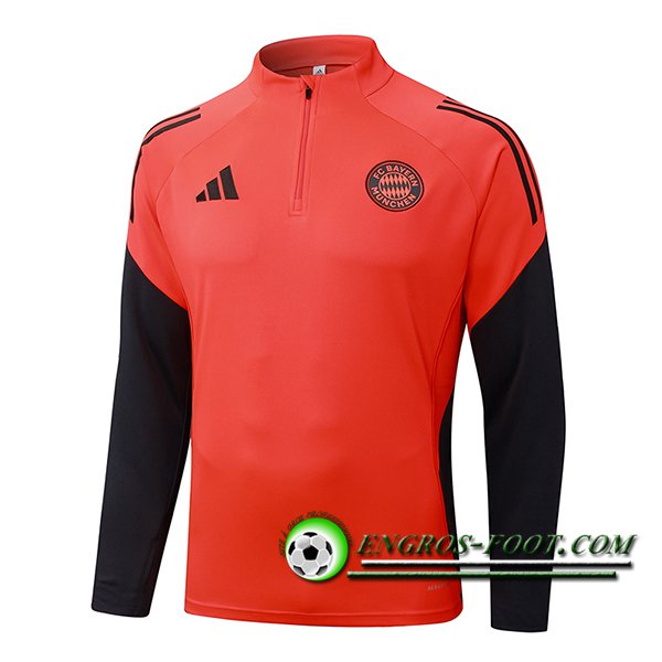 Sweatshirt Training Bayern Munich Orange/Noir 2025/2026