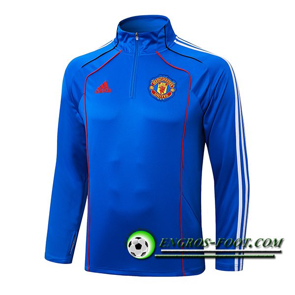 Sweatshirt Training Manchester United Bleu/Blanc/Rouge 2025/2026