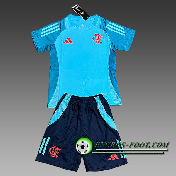 Ensemble Training T-Shirts Flamengo Enfant Bleu 2025/2026