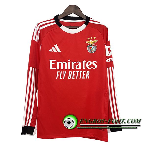 Nouveau Maillot de Foot Benfica Domicile Manches Longues 2025/2026