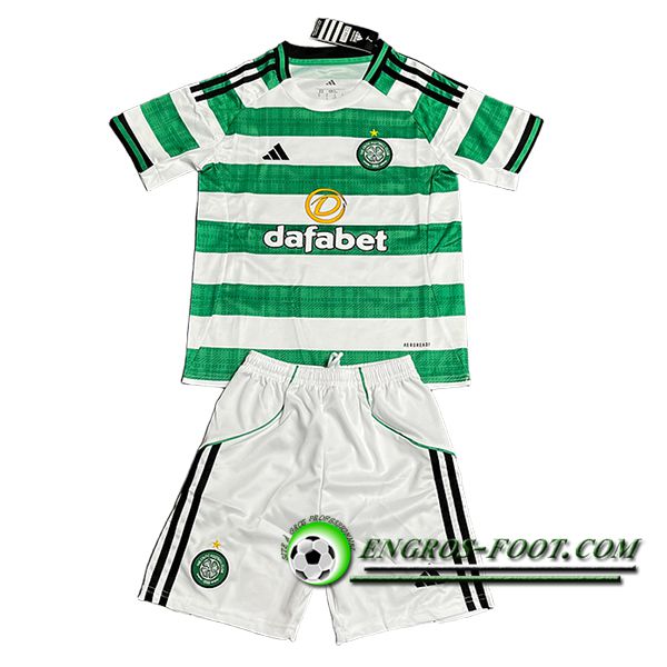 Nouveau Maillot de Foot Celtic FC Enfant Domicile 2025/2026