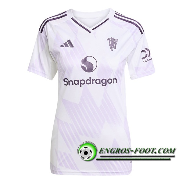 Nouveau Maillot de Foot Manchester United Femme Exterieur 2025/2026