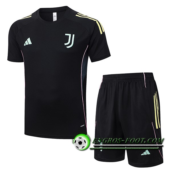 Ensemble Training T-Shirts Juventus Noir 2025/2026