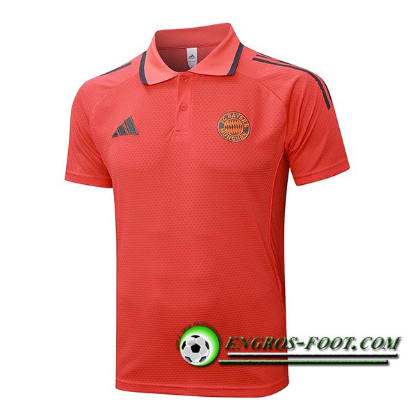 Polo Foot Bayern Munich Orange/Gris 2025/2026